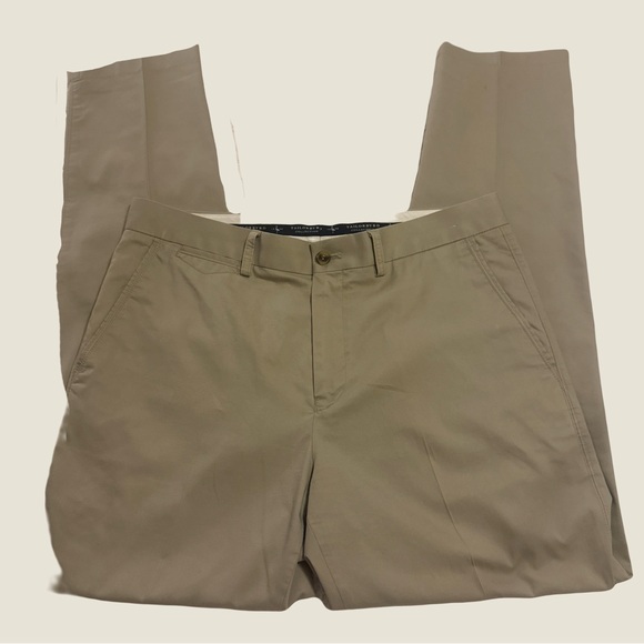 Tailorbyrd Tan Chinos Classic Cotton-Blend - Picture 1 of 6